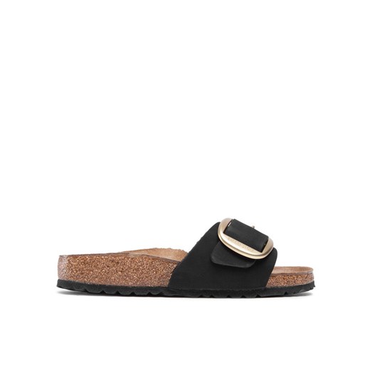 Birkenstock Klapki Madrid Big Buckle 1023373 Czarny ze sklepu MODIVO w kategorii Klapki damskie - zdjęcie 182699639