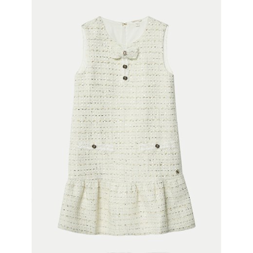 Guess Sukienka codzienna J5RK05 WGXO0 Écru Regular Fit ze sklepu MODIVO w kategorii Sukienki dziewczęce - zdjęcie 182699669