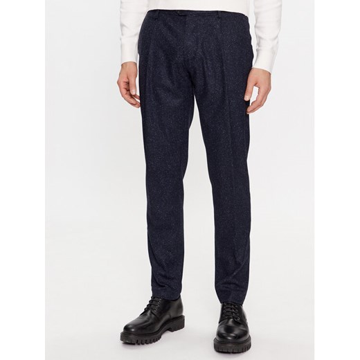 Tommy Hilfiger Chinosy Hampton MW0MW32563 Granatowy Slim Fit ze sklepu MODIVO w kategorii Spodnie męskie - zdjęcie 182699685