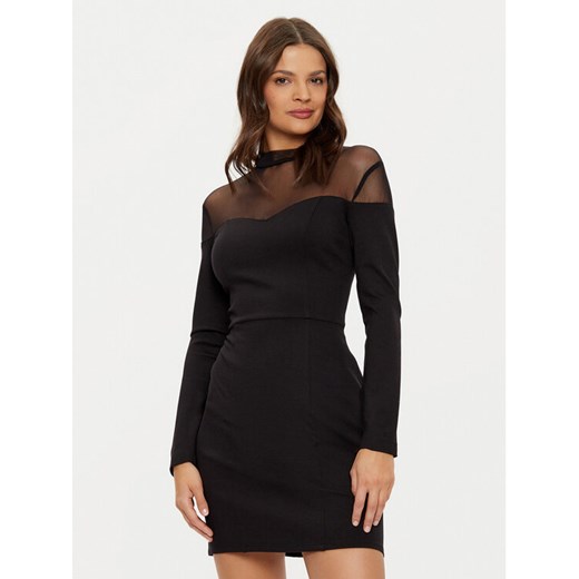 Morgan Sukienka koktajlowa 242-RAVAL.F Czarny Slim Fit ze sklepu MODIVO w kategorii Sukienki - zdjęcie 182699696