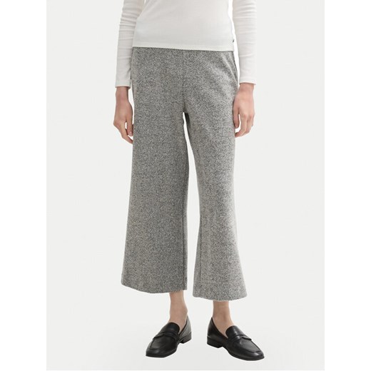 Tom Tailor Kuloty 1044270 Szary Relaxed Fit ze sklepu MODIVO w kategorii Spodnie damskie - zdjęcie 182699709