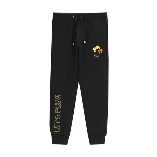 Coccodrillo Spodnie dresowe WC5122701GBK Czarny Regular Fit ze sklepu MODIVO w kategorii Spodnie chłopięce - zdjęcie 182699746