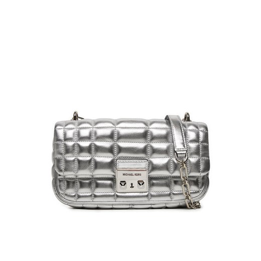 MICHAEL Michael Kors Torebka 30S4S2RL5K Srebrny ze sklepu MODIVO w kategorii Kopertówki - zdjęcie 182699755