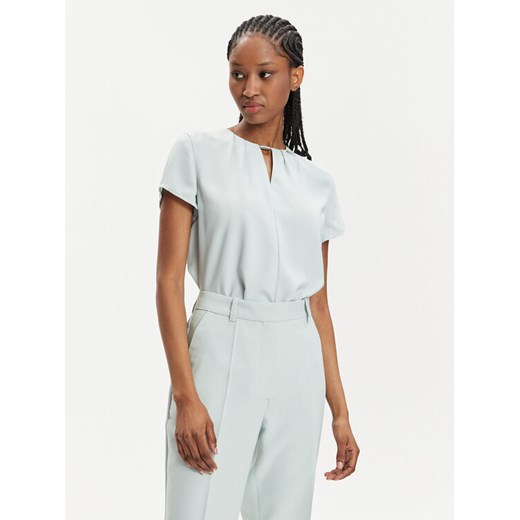 Calvin Klein Bluzka K20K207062 Błękitny Regular Fit ze sklepu MODIVO w kategorii Bluzki damskie - zdjęcie 182699769
