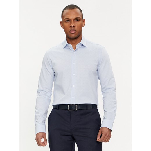 Michael Kors Koszula MK0DS01263 Błękitny Slim Fit ze sklepu MODIVO w kategorii Koszule męskie - zdjęcie 182699796
