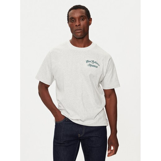 New Balance T-Shirt MT43556 Szary Regular Fit ze sklepu MODIVO w kategorii T-shirty męskie - zdjęcie 182699877