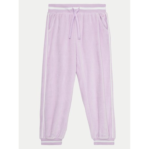 United Colors Of Benetton Spodnie dresowe 3UK0CF057 Fioletowy Regular Fit ze sklepu MODIVO w kategorii Spodnie dziewczęce - zdjęcie 182699887