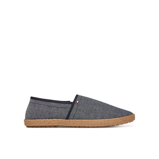 Tommy Hilfiger Espadryle Hilfiger Chambray Espadrille FM0FM05391 Niebieski ze sklepu MODIVO w kategorii Espadryle męskie - zdjęcie 182699916