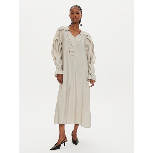 Karen by Simonsen Sukienka koktajlowa Penelope 10105047 Beżowy Loose Fit ze sklepu MODIVO w kategorii Sukienki - zdjęcie 182699969