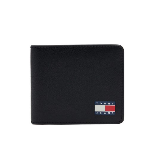 Tommy Jeans Duży Portfel Męski Tjm Heritage Leather Cc Wallet AM0AM13371 Czarny ze sklepu MODIVO w kategorii Portfele męskie - zdjęcie 182700015