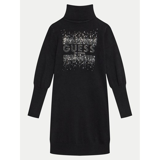 Guess Sukienka dzianinowa J4BK13 Z2NQ2 Czarny Comfort Fit ze sklepu MODIVO w kategorii Sukienki dziewczęce - zdjęcie 182700056