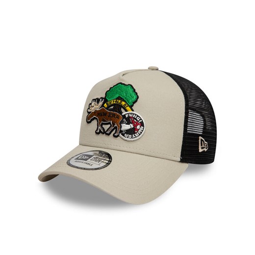 New Era Czapka z daszkiem Outdoor Patch 9FORTY A-Frame 60595297 Beżowy ze sklepu MODIVO w kategorii Czapki z daszkiem męskie - zdjęcie 182700085