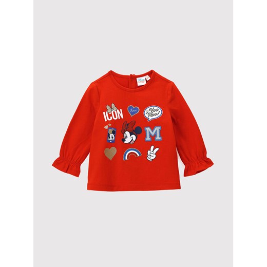 Original Marines Bluzka DCAV1432NF Czerwony Regular Fit ze sklepu MODIVO w kategorii Bluzki dziewczęce - zdjęcie 182700096