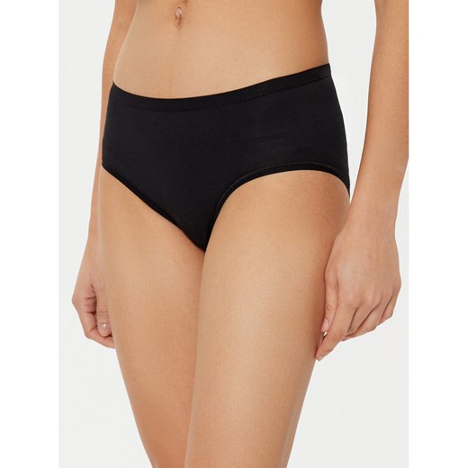 Triumph Komplet 2 par fig klasycznych z wysokim stanem Sense Of Cotton 10225046 Czarny ze sklepu MODIVO w kategorii Majtki damskie - zdjęcie 182700125