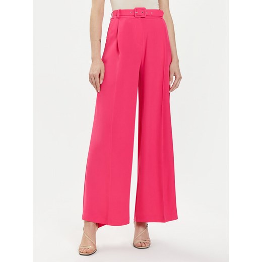 Maryley Spodnie palazzo 24EB509/04FU Różowy Wide Leg ze sklepu MODIVO w kategorii Spodnie damskie - zdjęcie 182700137