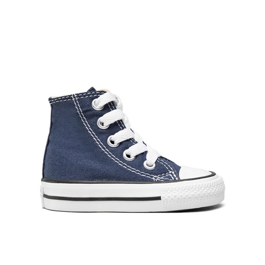 Converse Trampki Chuck Taylor All Star Hi 7J233C Granatowy ze sklepu MODIVO w kategorii Buciki niemowlęce - zdjęcie 182700175