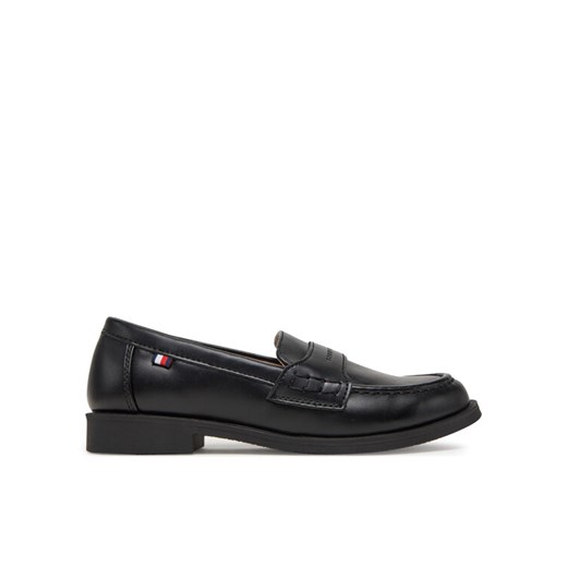 Tommy Hilfiger Półbuty T3B4-33173-1355 M Czarny ze sklepu MODIVO w kategorii Półbuty dziecięce - zdjęcie 182700218