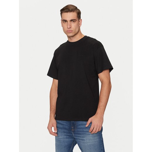 SCHOTT N.Y.C. T-Shirt TSCLIFF1 Czarny Regular Fit ze sklepu MODIVO w kategorii T-shirty męskie - zdjęcie 182700255