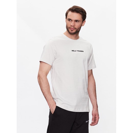 Helly Hansen T-Shirt Core Graphic 53936 Biały Regular Fit ze sklepu MODIVO w kategorii T-shirty męskie - zdjęcie 182700315