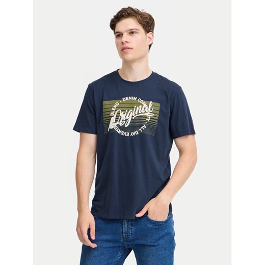 Blend T-Shirt 20717959 Granatowy Regular Fit ze sklepu MODIVO w kategorii T-shirty męskie - zdjęcie 182700417