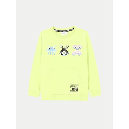 Coccodrillo Bluza ZC4143102WBK Zielony Regular Fit ze sklepu MODIVO w kategorii Bluzy dziewczęce - zdjęcie 182700519