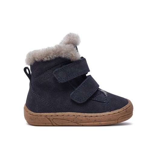 Froddo Kozaki Minni Suede G2110141-4 M Niebieski ze sklepu MODIVO w kategorii Buty zimowe dziecięce - zdjęcie 182700585