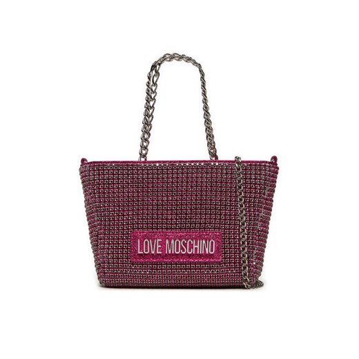 LOVE MOSCHINO Torebka JC4045PP1LLP162A Różowy ze sklepu MODIVO w kategorii Torebki damskie - zdjęcie 182700626