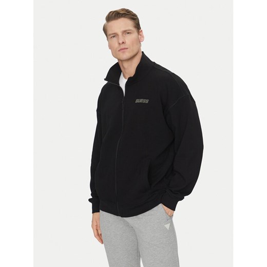 Guess Bluza Z4YQ01 KAIJ1 Czarny Regular Fit ze sklepu MODIVO w kategorii Bluzy męskie - zdjęcie 182700658