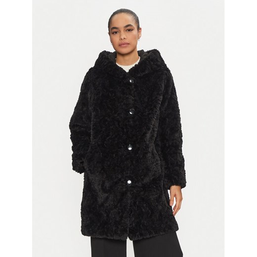 Joseph Ribkoff Futro 243903 Czarny Loose Fit ze sklepu MODIVO w kategorii Futra damskie - zdjęcie 182700685