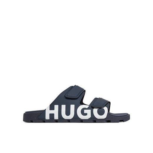 HUGO Klapki Evander 50542042 Granatowy ze sklepu MODIVO w kategorii Klapki męskie - zdjęcie 182700698