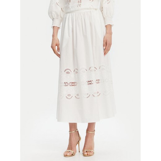 Liu Jo Spódnica midi WA5258 T4853 Biały Regular Fit ze sklepu MODIVO w kategorii Spódnice - zdjęcie 182700708