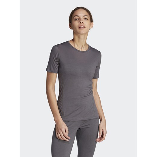 adidas Bielizna termoaktywna górna Xperior Merino 150 HZ8550 Szary Slim Fit ze sklepu MODIVO w kategorii Bielizna termoaktywna damska - zdjęcie 182700719