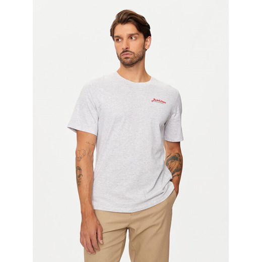 Jack&Jones T-Shirt Erik 12257603 Szary Relaxed Fit ze sklepu MODIVO w kategorii T-shirty męskie - zdjęcie 182700727