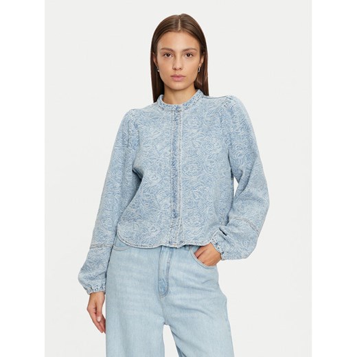 Vila Koszula jeansowa Chris 14103484 Niebieski Regular Fit ze sklepu MODIVO w kategorii Koszule damskie - zdjęcie 182700798