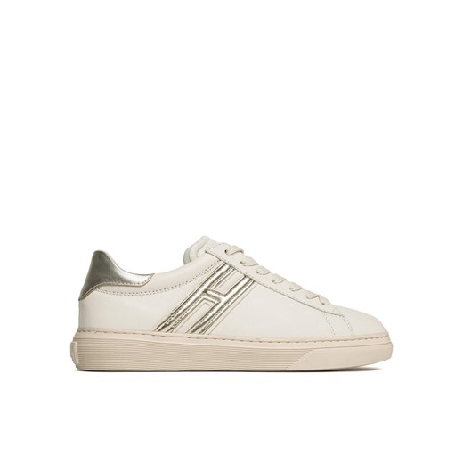 HOGAN Sneakersy HXW3650J310RNP Écru ze sklepu MODIVO w kategorii Buty sportowe damskie - zdjęcie 182700825