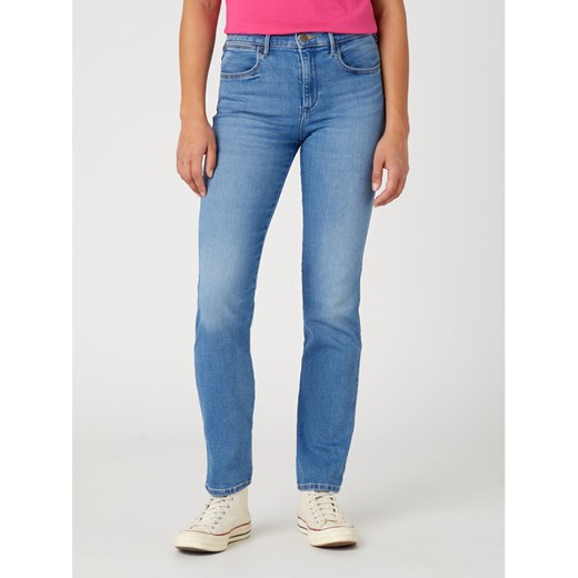 Wrangler Jeansy Slim 610 W26LCY37M 112332355 Niebieski Slim Fit ze sklepu MODIVO w kategorii Jeansy damskie - zdjęcie 182700947
