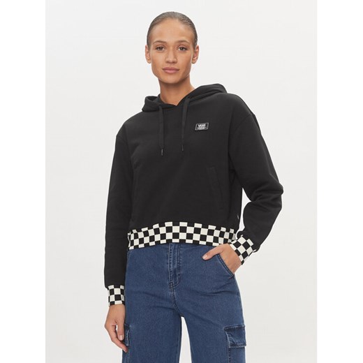 Vans Bluza Boom Boom Check VN000GJ2 Czarny Regular Fit ze sklepu MODIVO w kategorii Bluzy damskie - zdjęcie 182700967