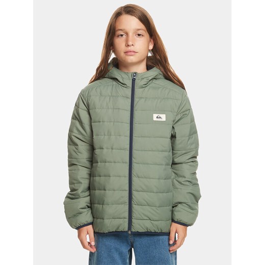 Quiksilver Kurtka przejściowa Scaly Jckt EQBJK03275 Zielony Regular Fit ze sklepu MODIVO w kategorii Kurtki dziewczęce - zdjęcie 182700968