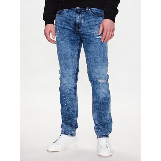 Hugo Jeansy 50483972 Niebieski Slim Fit ze sklepu MODIVO w kategorii Jeansy męskie - zdjęcie 182701028