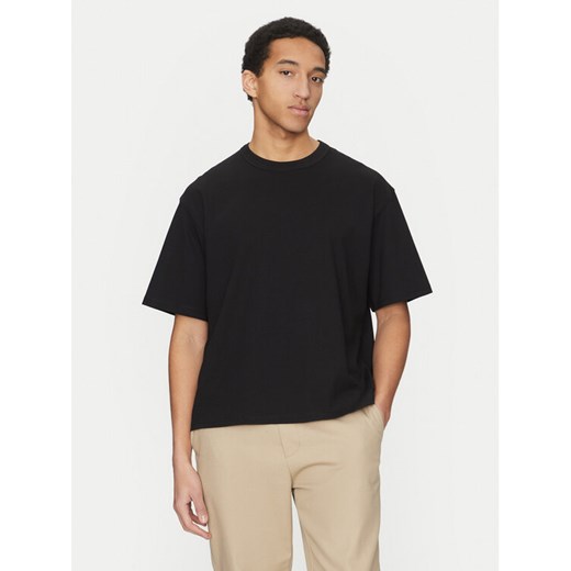 Jack&Jones T-Shirt Manchester 12275656 Czarny Cropped Fit ze sklepu MODIVO w kategorii T-shirty męskie - zdjęcie 182701199