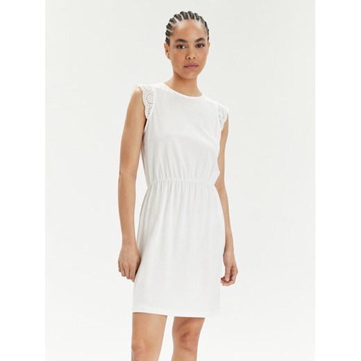 Vero Moda Sukienka letnia Emily 10305216 Biały Regular Fit ze sklepu MODIVO w kategorii Sukienki - zdjęcie 182701237