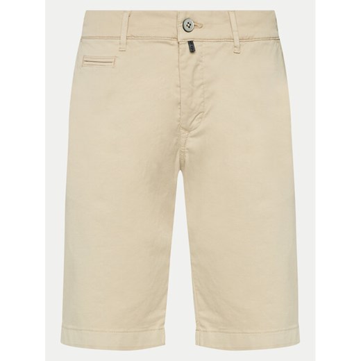 Pierre Cardin Szorty materiałowe C3 34770/000/4007 Beżowy Regular Fit ze sklepu MODIVO w kategorii Spodenki męskie - zdjęcie 182701267