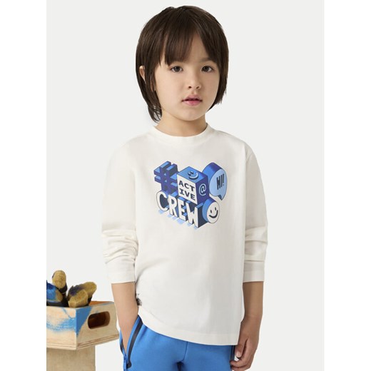 Mayoral Bluzka 4059 Écru Regular Fit ze sklepu MODIVO w kategorii T-shirty chłopięce - zdjęcie 182701275