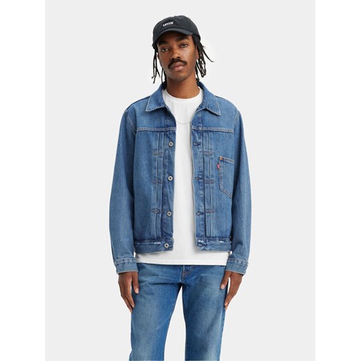 Levi's® Kurtka jeansowa A3174-0004 Niebieski Loose Fit ze sklepu MODIVO w kategorii Kurtki męskie - zdjęcie 182701375