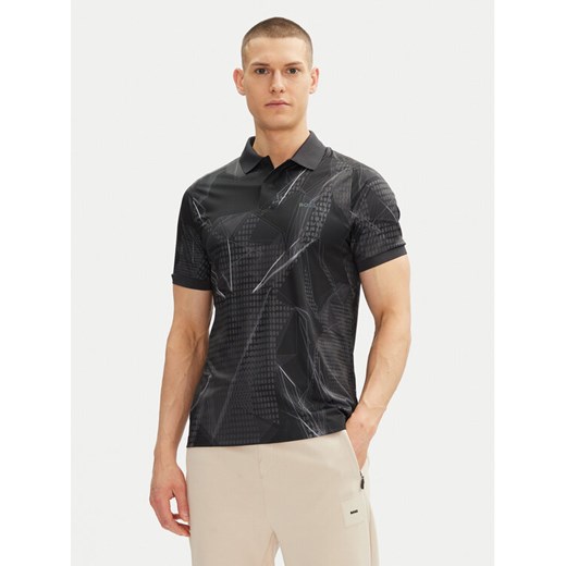 BOSS Polo Paddy Desert Active 50537757 Czarny Regular Fit ze sklepu MODIVO w kategorii T-shirty męskie - zdjęcie 182701438