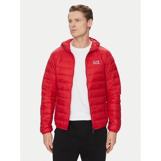 EA7 Emporio Armani Kurtka puchowa 8NPB24 PNGPZ 1461 Czerwony Regular Fit ze sklepu MODIVO w kategorii Kurtki męskie - zdjęcie 182701439