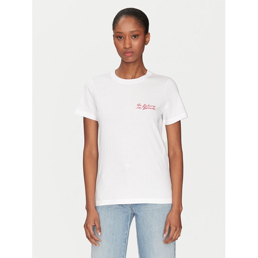 Marella T-Shirt Caucaso 2513971054 Biały Regular Fit ze sklepu MODIVO w kategorii Bluzki damskie - zdjęcie 182701467