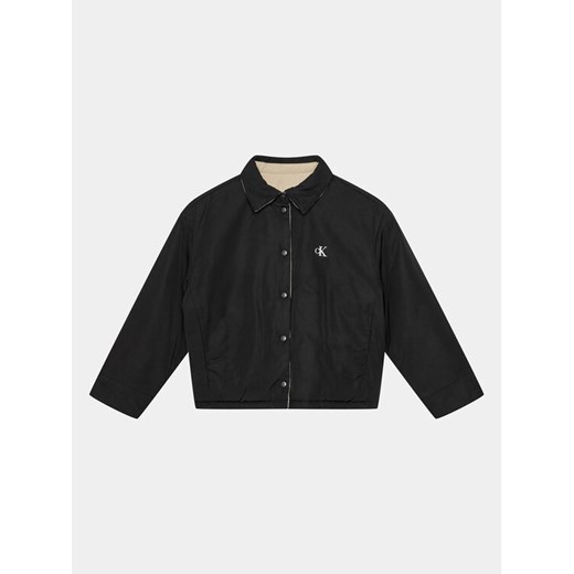 Calvin Klein Jeans Kurtka przejściowa Skater IU0IU00541 Czarny Regular Fit ze sklepu MODIVO w kategorii Kurtki chłopięce - zdjęcie 182701539
