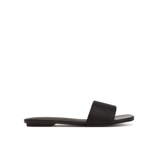 Calvin Klein Klapki Flat Slide Jacq HW0HW02389 Czarny ze sklepu MODIVO w kategorii Klapki damskie - zdjęcie 182701568
