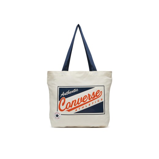 Converse Torebka 10027609-A01 Beżowy ze sklepu MODIVO w kategorii Torby Shopper bag - zdjęcie 182701609